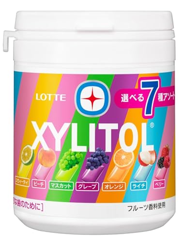 ロッテ キシリトールガム 7種アソートボトル 133g